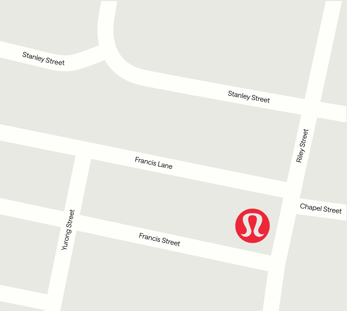 Map showing RECORD SHOP